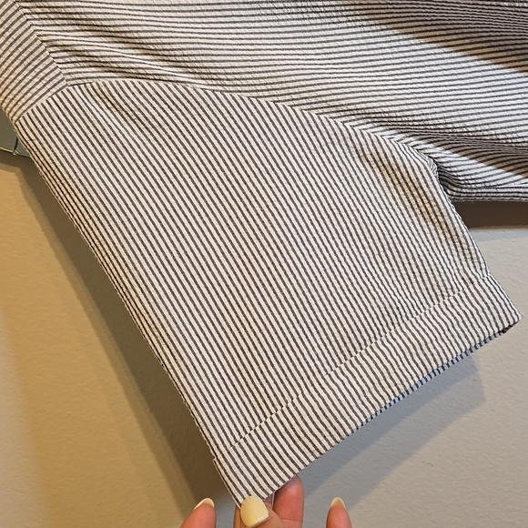 You Must Create YMC Joan Dress Striped Midi Seersucker - Picture 15 of 15